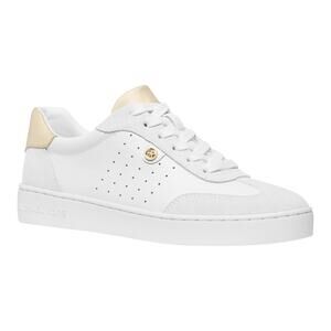 Michael Kors Women's Scotty Leather Lace up Sneakers White Size 7 M